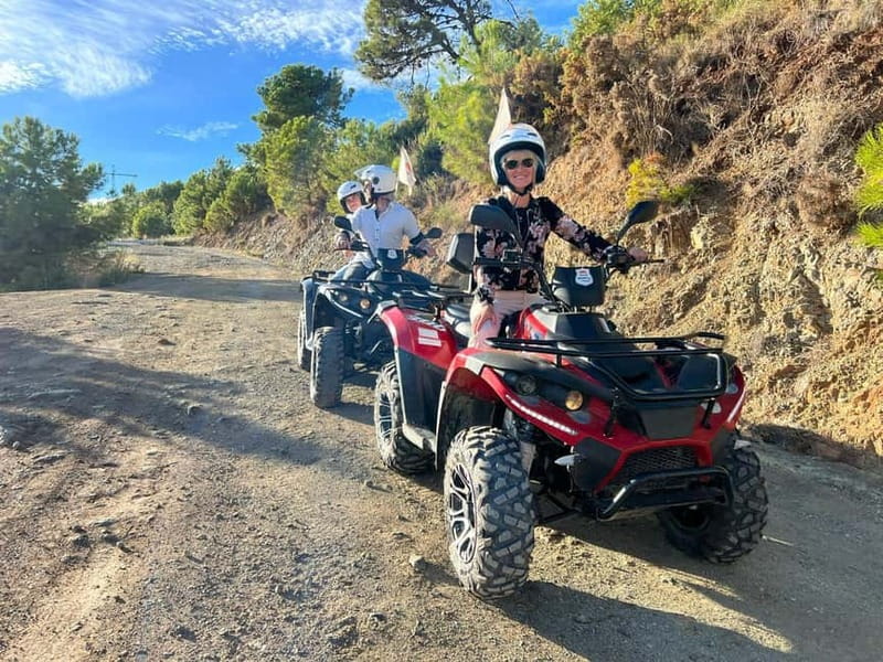 2 hours Quad Tour Marbella - 170€ per Quad up to 2 people - From Marbella streets to the Ojén hills