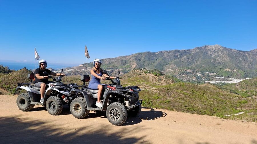 2 hours Quad Tour Marbella - 170€ per Quad up to 2 people - What riding the automatic quads feels like
