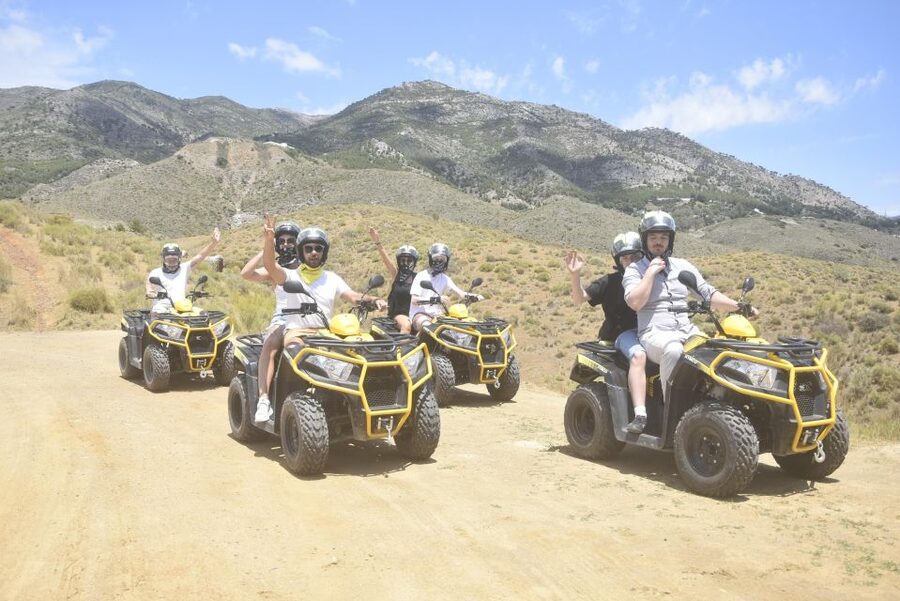 3 hours quad Mijas Tour (Price for quad 1-2 pax) - Returning through hills, vegetation, and rivers