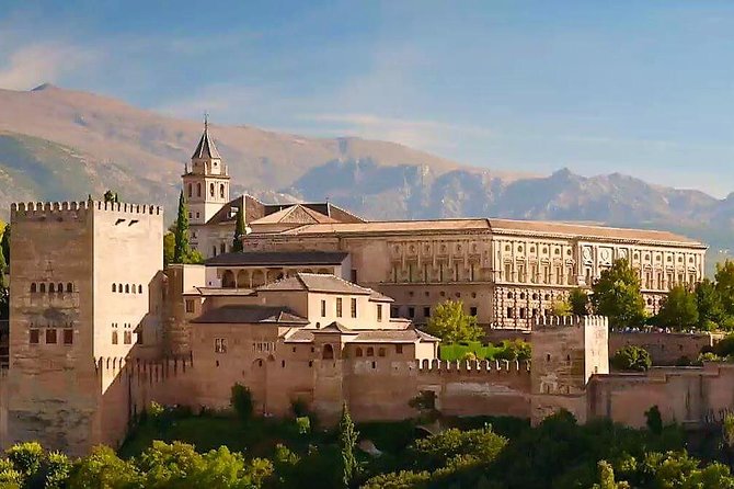 Alhambra Private Tour Hotel or Shore Pickup in Marbella or Malaga - First look at the Alhambra complex