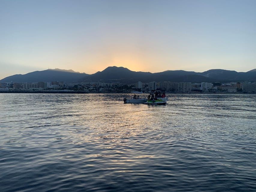 Benalmadena: Boat Rental without License Required - Swimming, snorkeling, and dolphin watching