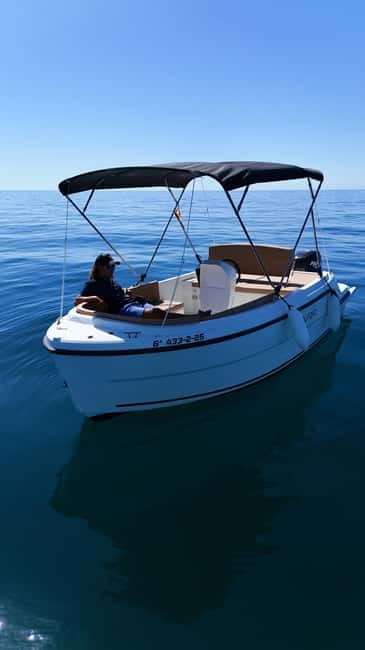 Benalmádena: license-Free Rent Boat for Dolphin Watching - What the rental includes, and what it does not