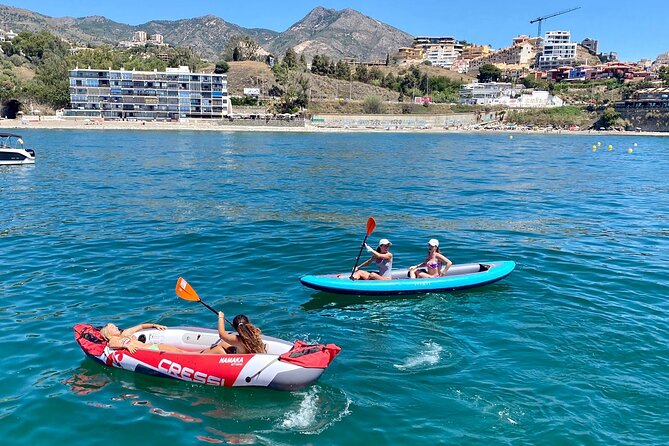 Boat Tour with Snorkeling, Water Slide, Lunch and Pick Up - Setting out from Benalmádena for open-water dolphin watching