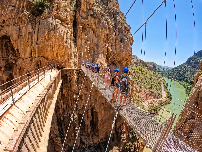 Caminito del Rey: Entry Ticket - The narrow wooden sections and suspension bridge