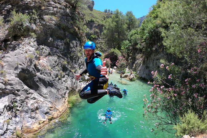 Canyoning Rio Verde from Nerja - Slides, jumps and rappels
