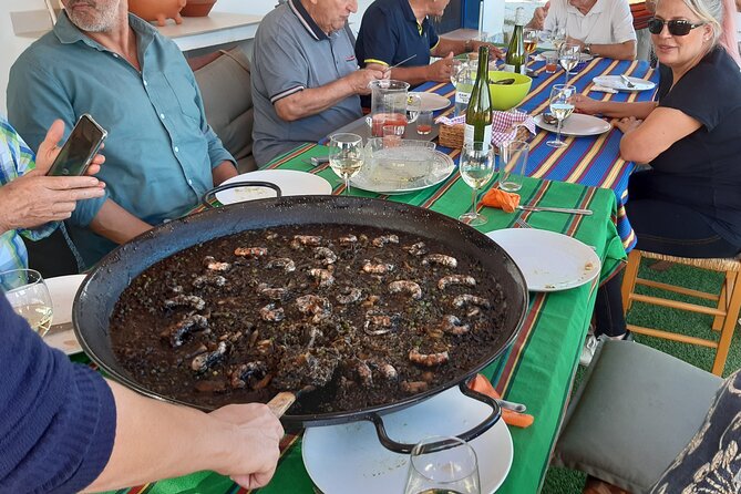 Chefcooking Paella from our Andalusian Grandmother at a Family Farm - Starters, drinks, and dessert