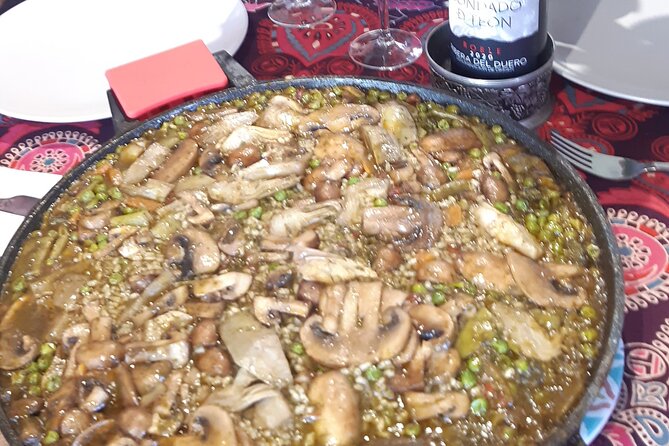 Chefcooking Paella from our Andalusian Grandmother at a Family Farm - The views and the farming story