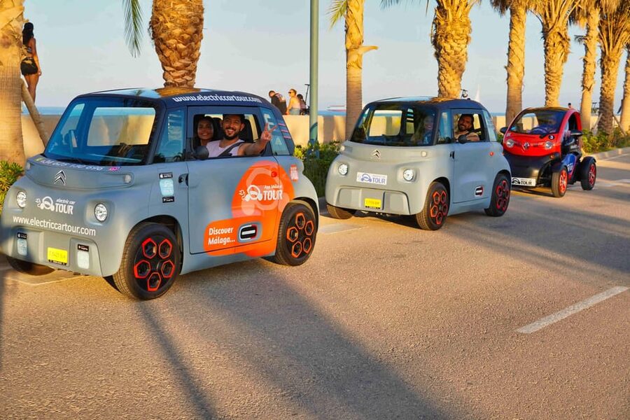 Discover Málaga in 2 Hours: Relaxing Tour by Electric Car - Taking the wheel in central Málaga