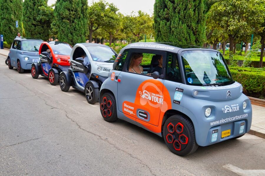 Discover Málaga in 2 Hours: Relaxing Tour by Electric Car - Seeing Málaga from the Gibralfaro viewpoint
