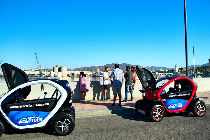 Discover the Treasure Cave: Unique Electric Car Tour in Málaga - The bourgeois quarter and the Gibralfaro viewpoint