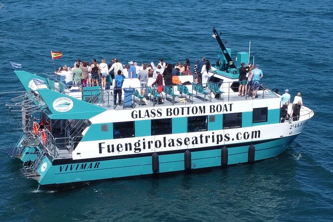 Dolphin watching on a Catamaran in Fuengirola - Choosing between the upper deck and covered seating