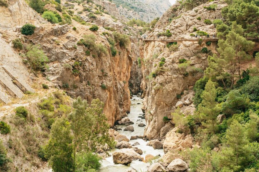 El Chorro: Caminito del Rey Guided Tour with Shuttle Bus - Walking the 3-kilometer Caminito del Rey