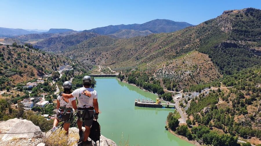 El Chorro: Climb Via Ferrata at Caminito del Rey - The zipline and the two bridges