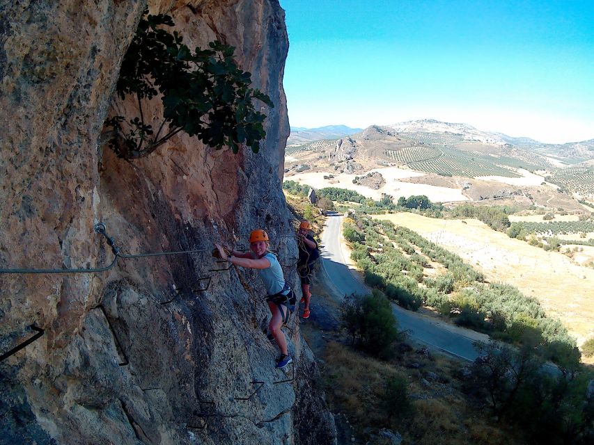 El Chorro: Vía Ferrata at Caminito del Rey Tour - Reaching the 260-meter high point