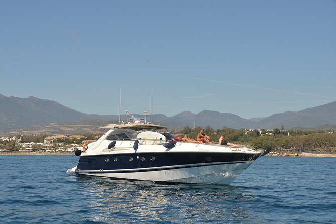 Enjoy the Marbella Coast on the Sunseeker 63 Predator Yacht - Boarding the Sunseeker 63 Predator in Marbella