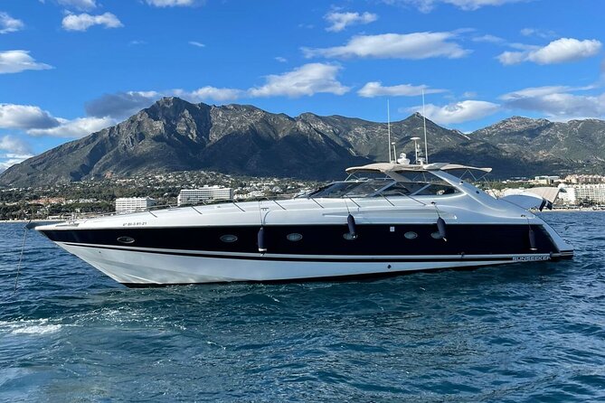 Enjoy the Marbella Coast on the Sunseeker 63 Predator Yacht - Heading east toward protected Cabo Pino