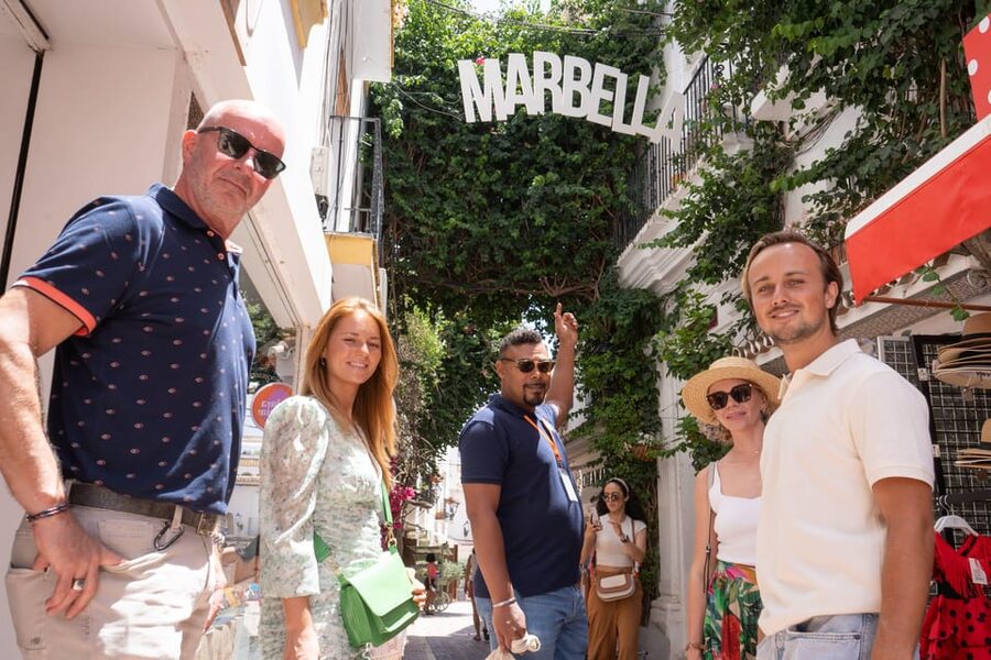 Explore Marbella Old Town: Authentic Tapas Food Tour - Marbella’s city wall between courses