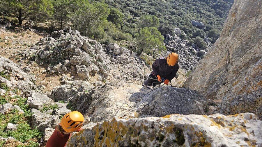 From Estepona: Vía Ferrata de Benalauria climbing tour - What the $47 price covers