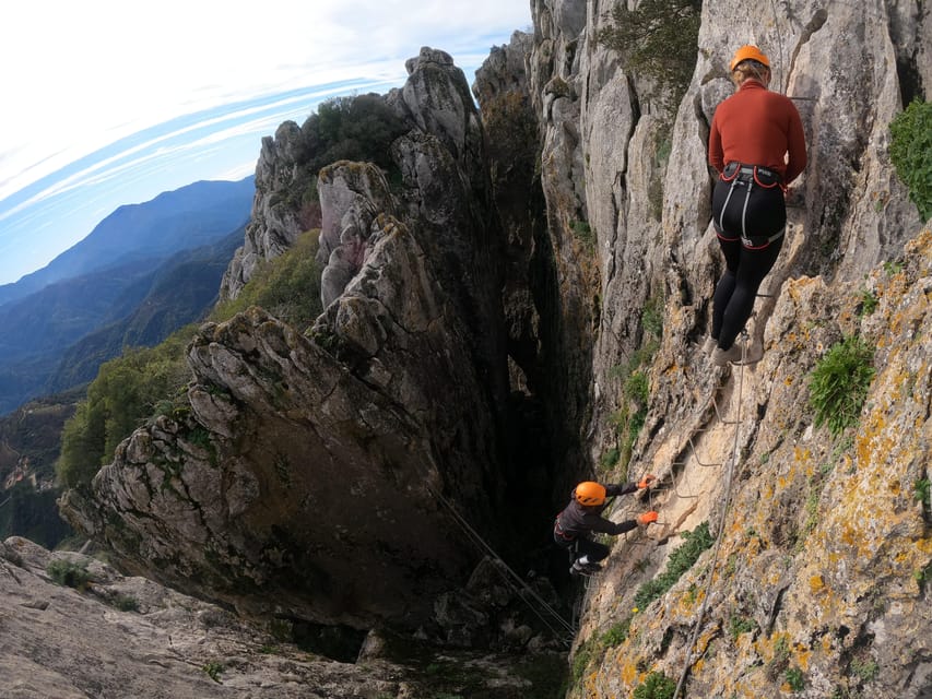From Estepona: Vía Ferrata de Benalauria climbing tour - Getting equipped for a first climb