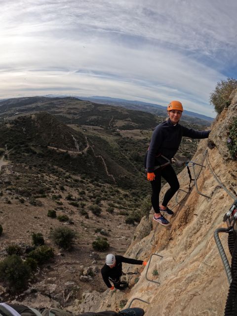 From Estepona: Vía Ferrata de Casares guided climbing tour - The two-hour schedule and the short-route warning