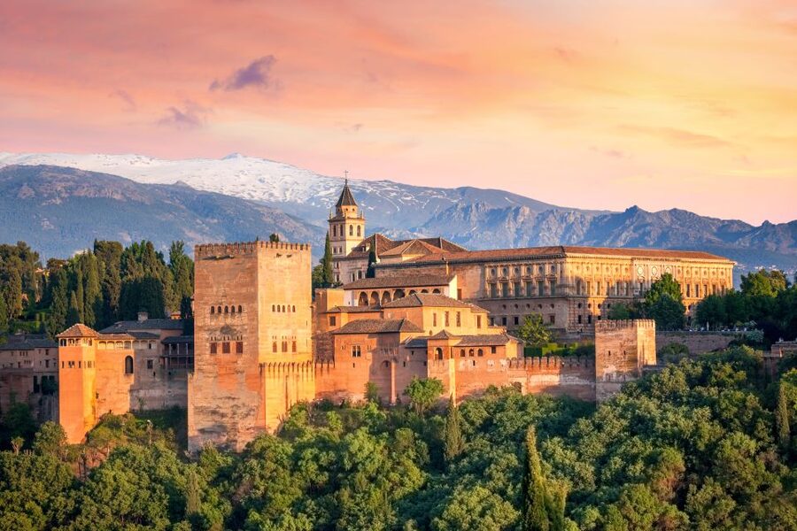 From Malaga: Alhambra Guided Tour with Entry Tickets - Entering the Alhambra complex