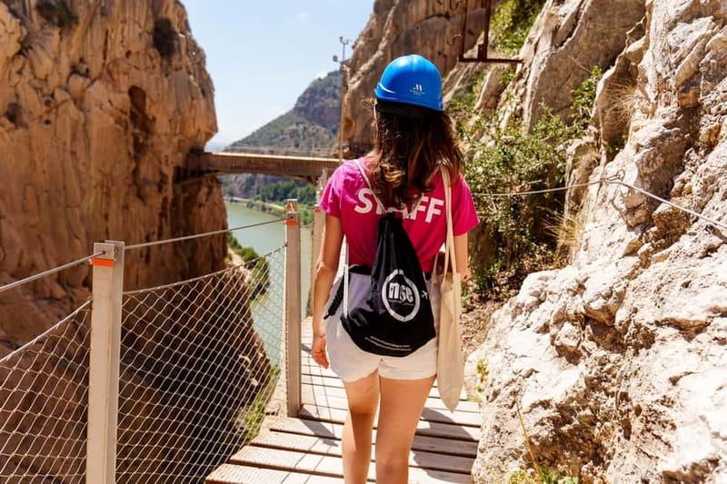 From Málaga: Caminito del Rey Day Trip & Guided Tour - Entering the Gaitanes Gorge