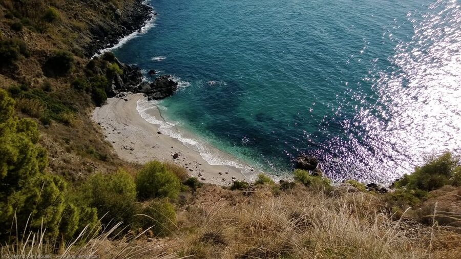 From Malaga: Cliffs of Maro Hike w/ Beach Visit & Snorkeling - The Arab vigil tower and the high coastal views