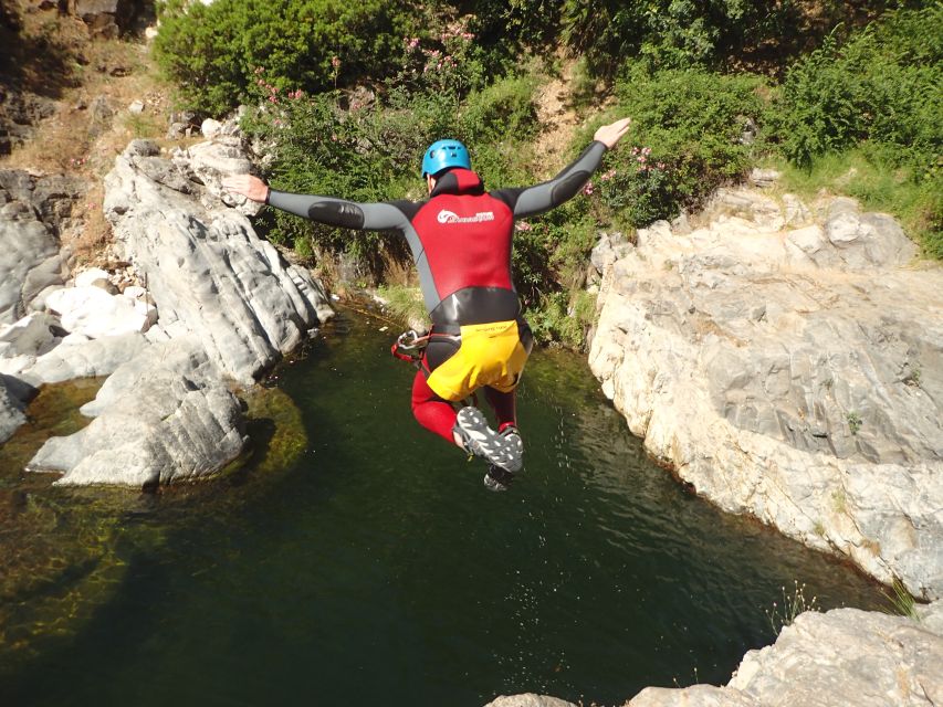 From Marbella: Guadalmina River Guided Canyoning Adventure - Jumps, Slides, and the Choice to Push Yourself