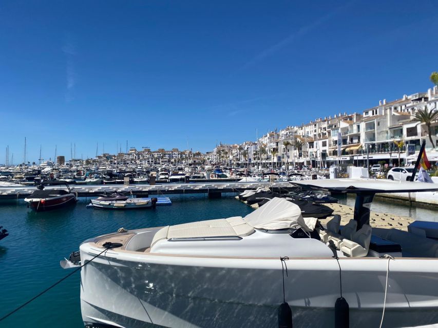 From Marbella: Guided Bicycle Tour to Puerto Banús - Riding through Marbella’s historic center