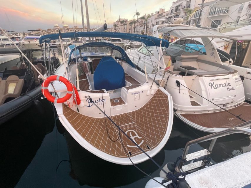 From Marbella: Private and Group Sailboat Cruise & Drinks - The optional 30-minute jet ski upgrade