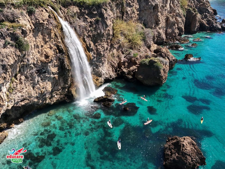 From Nerja: Guided Paddle Surf Cliffs and Maro Waterfall - Key points at a glance