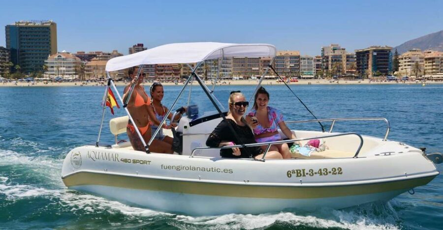 Fuengirola: 1- to 4-Hour Boat Rental - No License Needed - Price, insurance, and cancellation flexibility