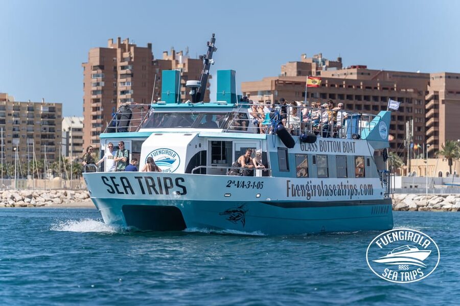 Fuengirola: Catamaran Tour to Spot Dolphins - Leaving Fuengirola Port at Gate 3