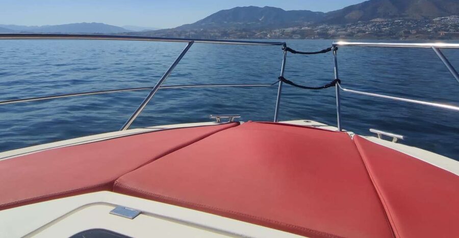 Fuengirola: Fantastic Dolphin Watching Yacht Tour with Drink - Leaving Puerto de Fuengirola for open water