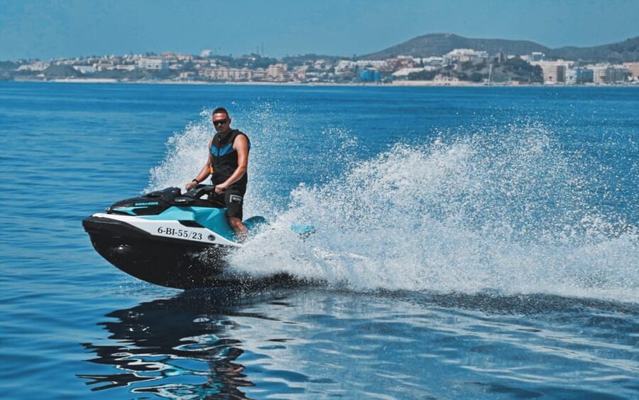 Fuengirola: Jet Ski Rental - Leaving Fuengirola Marina on a new jet ski