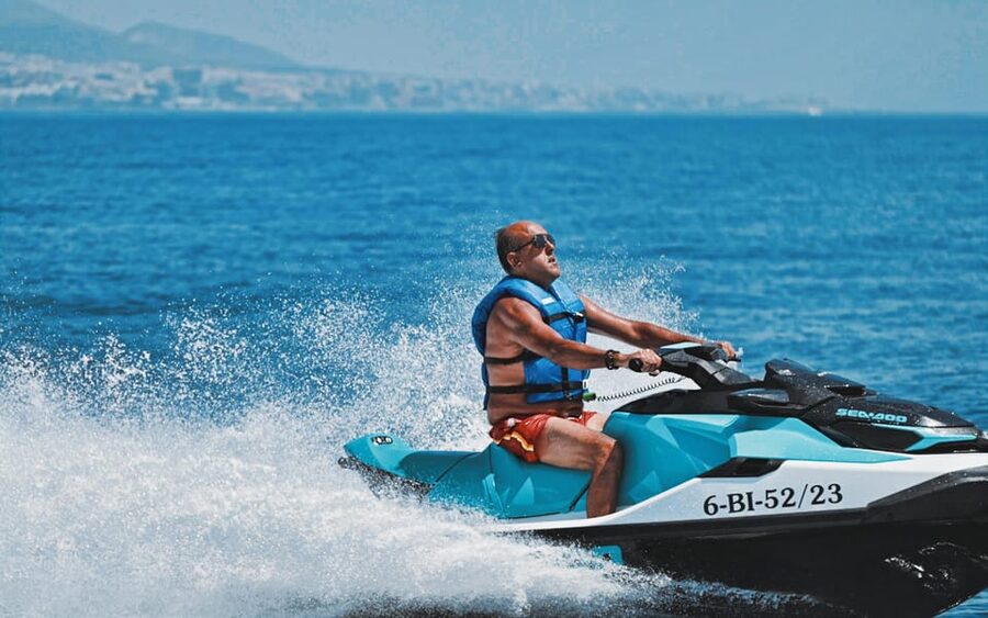 Fuengirola: Jet Ski Rental - The first run along Fuengirola’s sandy shore