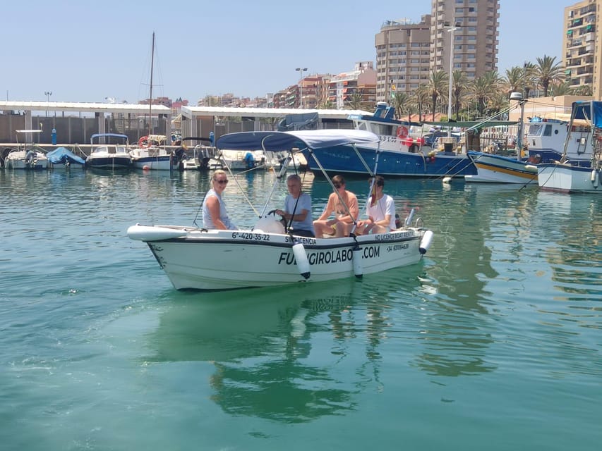 Fuengirola no License Boat from 2 To 4 Hours - Taking command from Fuengirola Marina