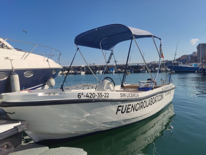 Fuengirola no License Boat from 2 To 4 Hours - A boat made for a small private group