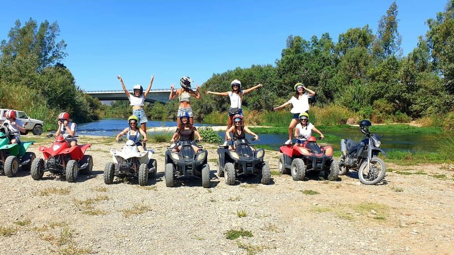 Málaga: 3-Hour Guided All-Terrain Two-Seater Quad Tour - Crossing the Guadalhorce River