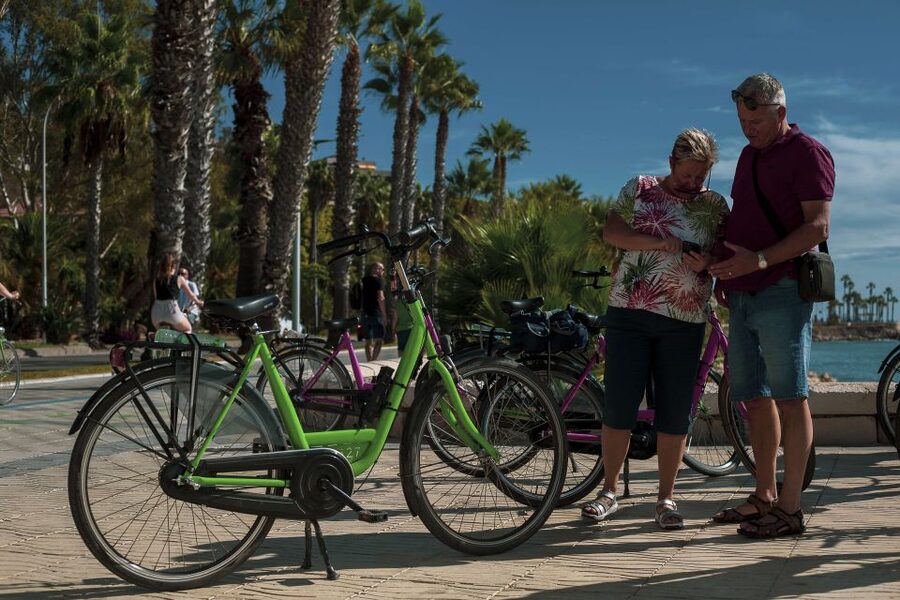 Malaga Bike Tour - Old Town, Marina & Beach - Starting beside Plaza de la Marina