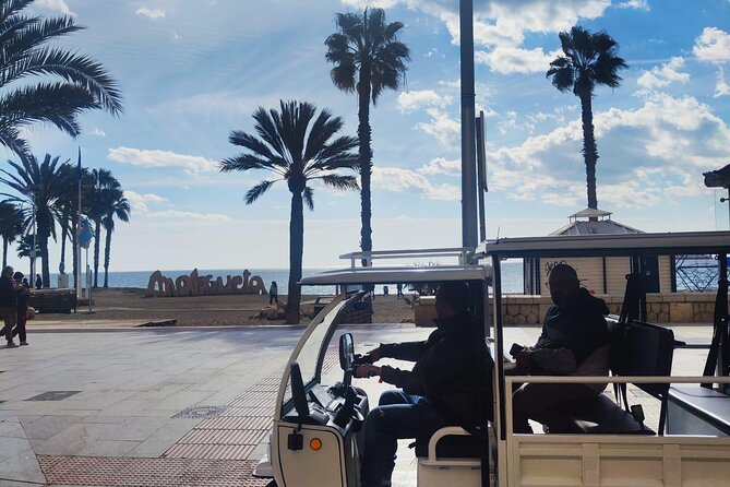 Malaga by Tuk Tuk i : 1 or 2 hours Private city tour - The Pompidou Centre under El Cubo