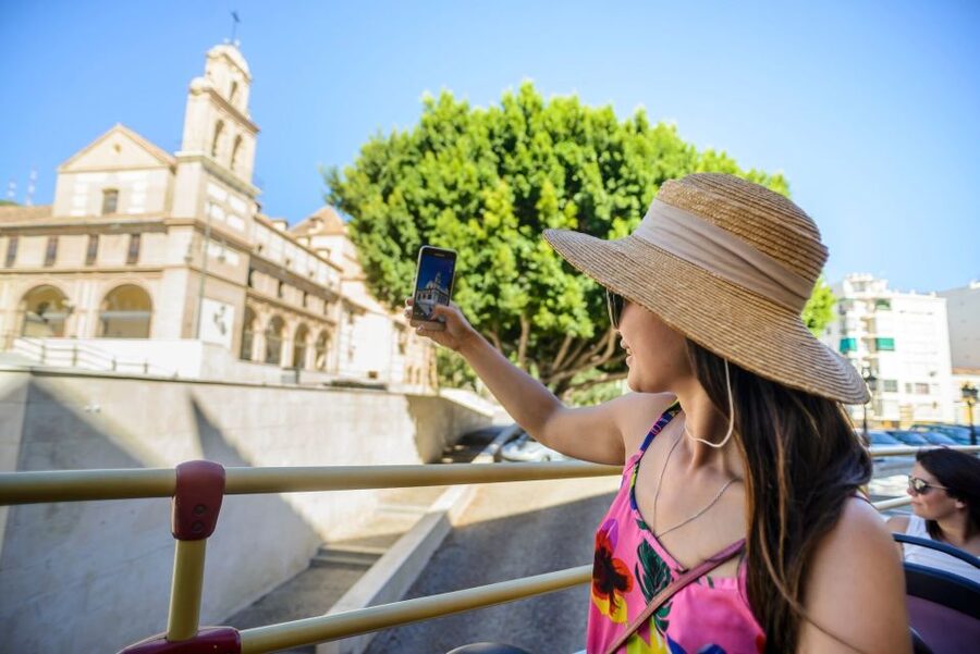 Malaga: City Sightseeing Hop-On Hop-Off Bus Tour - Blue Route: a short port and central-city link