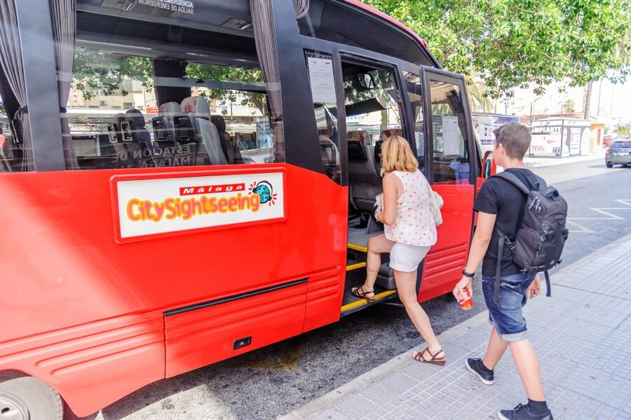 Malaga: City Sightseeing Hop-On Hop-Off Bus Tour - Red Route: the best first ride through Málaga