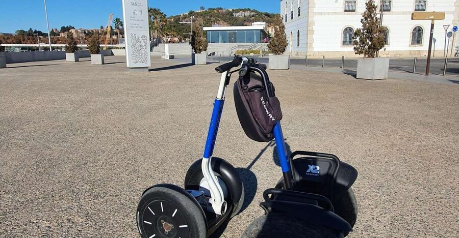 Malaga: Complete City Highlights Segway Tour - Learning the Segway at Muelle Uno
