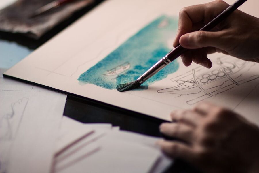 Malaga: Drawing & Painting Lesson Outdoors - Art materials that let you experiment