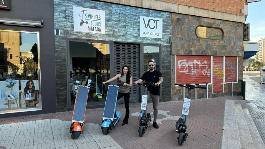 Malaga: Explore Malaga on a Electric Scooter - Along the beach bike path