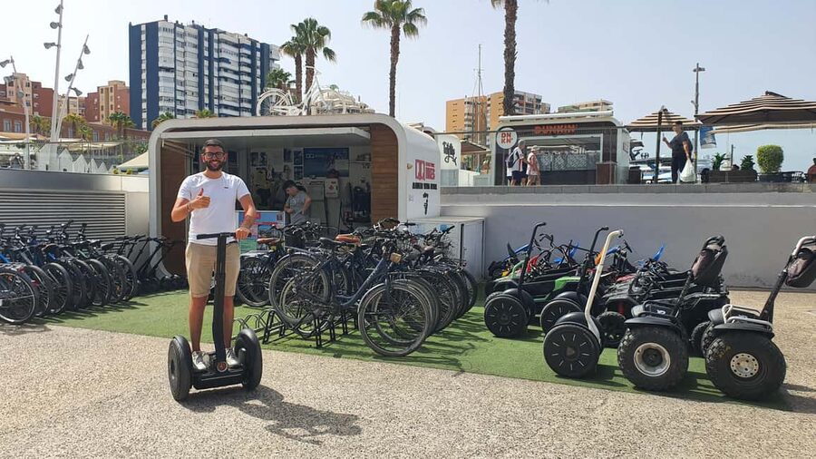 Malaga: Gibralfaro Castle, Bullring and Port Segway Tour - The climb to Gibralfaro Castle