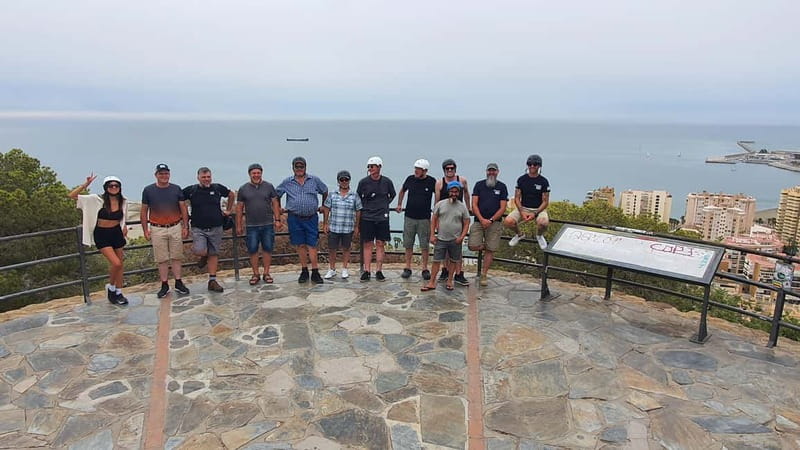 Malaga: Gibralfaro Castle, Bullring and Port Segway Tour - Seeing the Alcazaba from the road