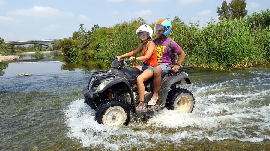 Málaga: Off-Road 2-Seater Quad Tour through Land and River - Key points to know