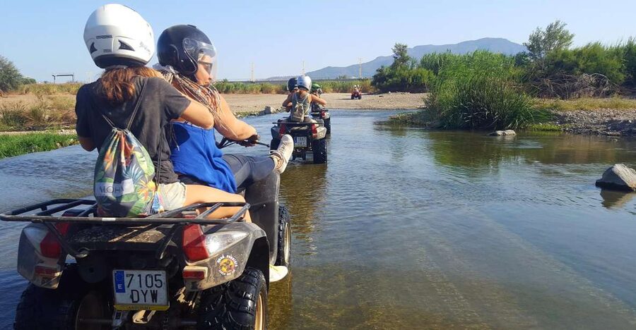 Málaga: Off-Road 2-Seater Quad Tour through Land and River - From farm fields to the Guadalhorce
